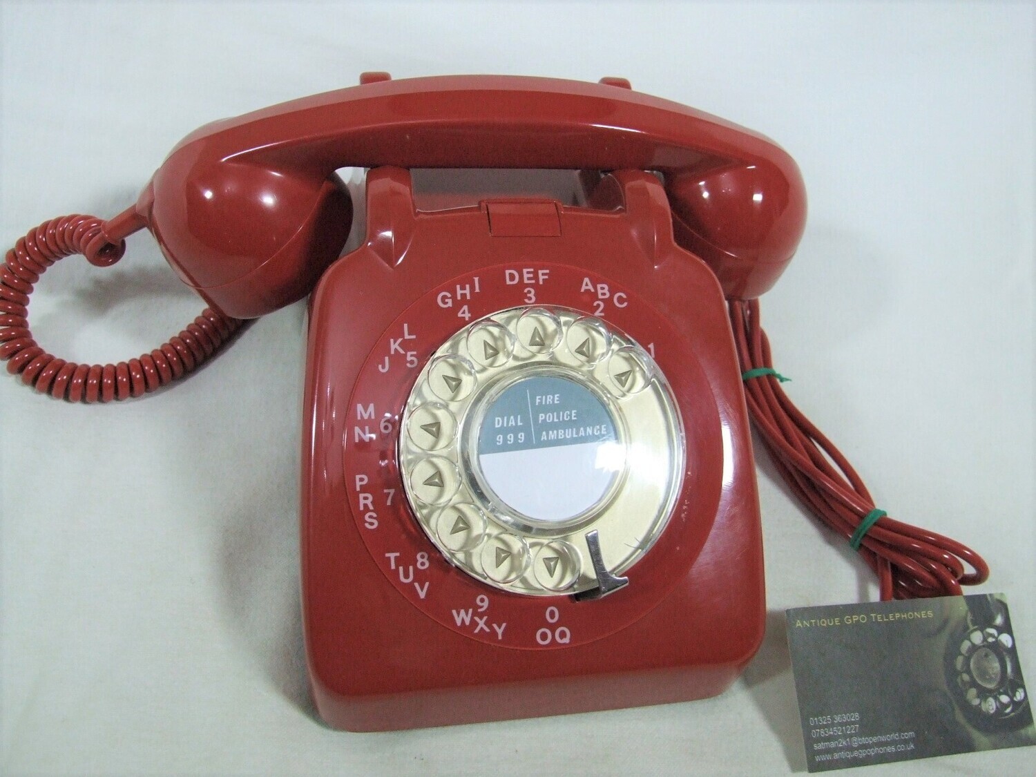 Rare Red 706 Field Trial Telephone 1963