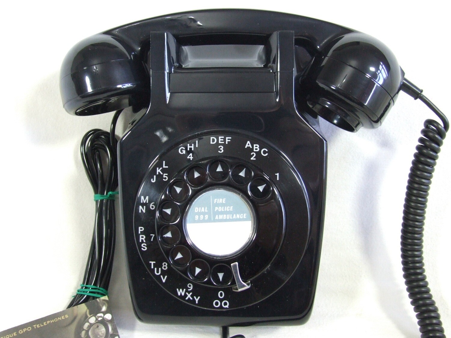 Rare GPO Wallmounted Black 711 Telephone 1968