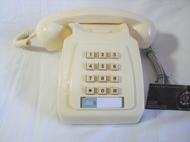 Ivory 12 Button 782 Telephone 1982