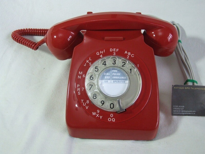 Rare Red GPO 746 Telephone 1967  Mark1