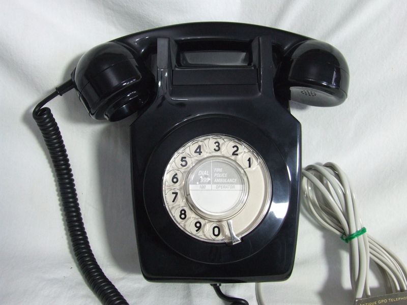Wallmounted Black 741 Telephone 1983