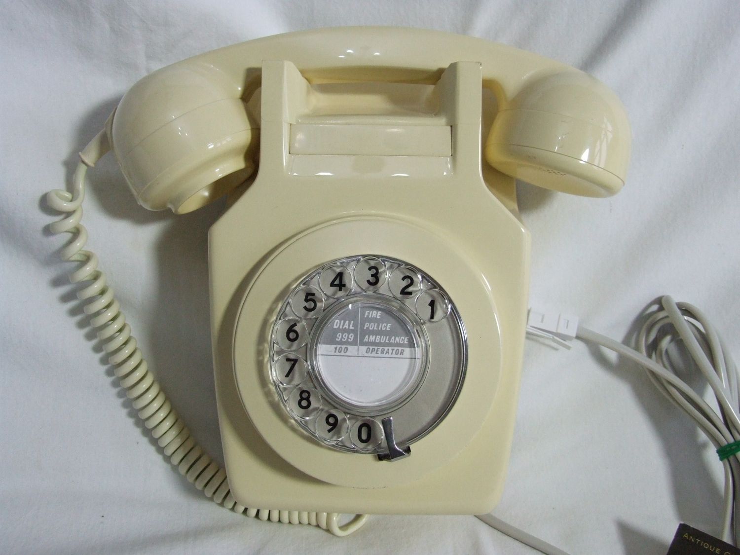 Ivory 741 Wall Mounted Telephone 1980&#39;s