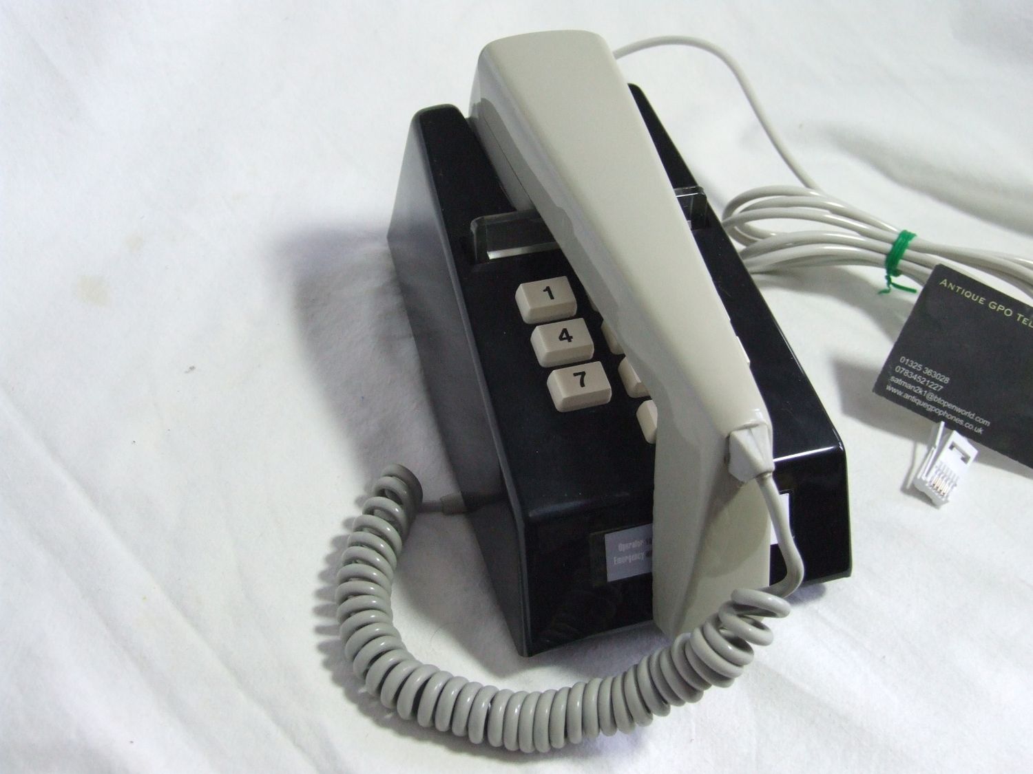 Rare Black &amp; Grey 8766 Snowdon  Trimphone 1982