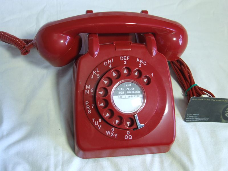 Red 706 Telephone 1965