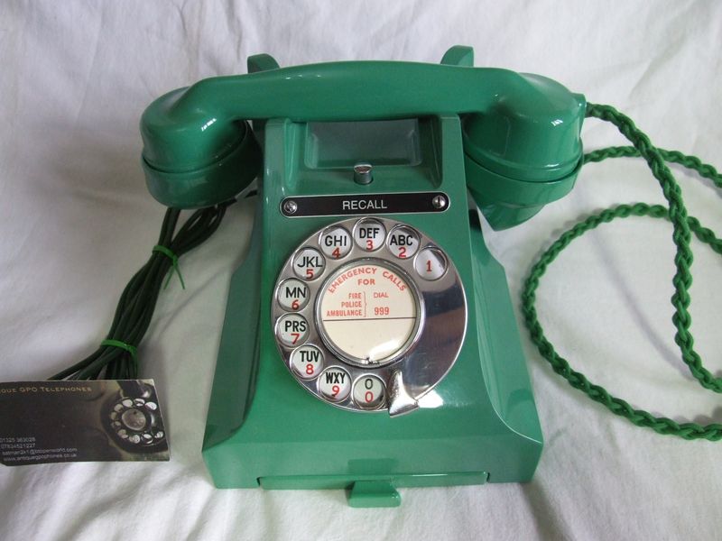 RARE Green 330L  GPO Recall  Telephone 1937
