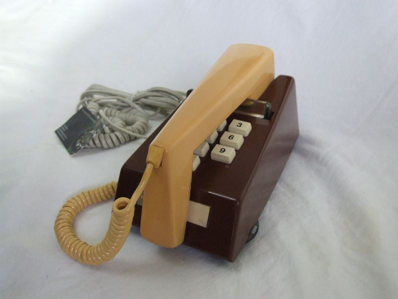 Rare Brown &amp; Cream 8766 Snowdon  Trimphone 1982