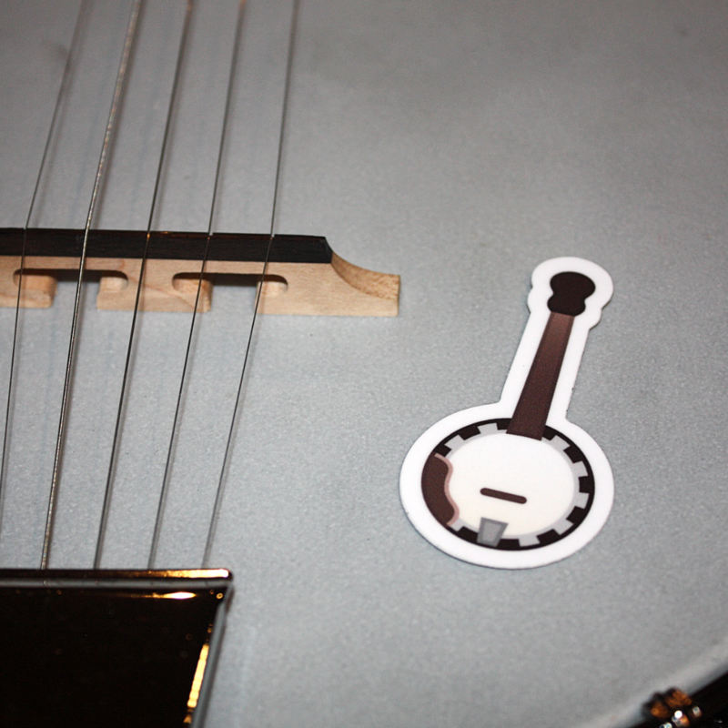 Banjo Emoji Sticker 🪕🪕🪕