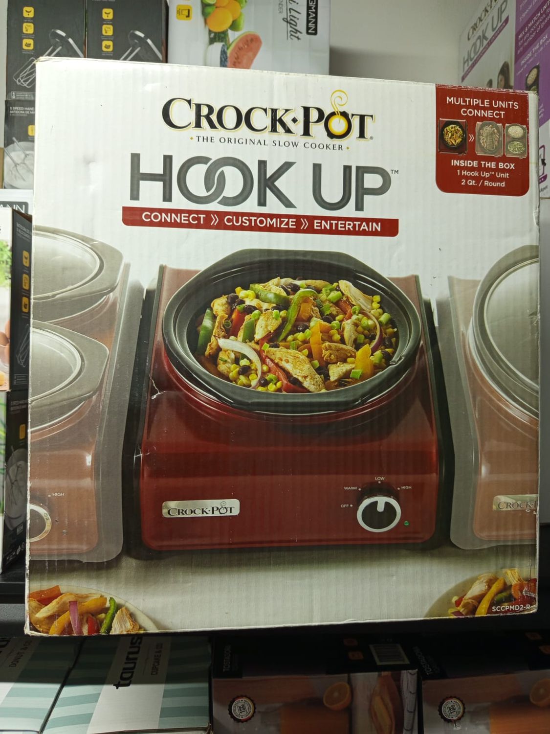 CROCK-POT, HOOK UP, PARRILA ELECTRICA |$669 + 1,003 VXPS|
