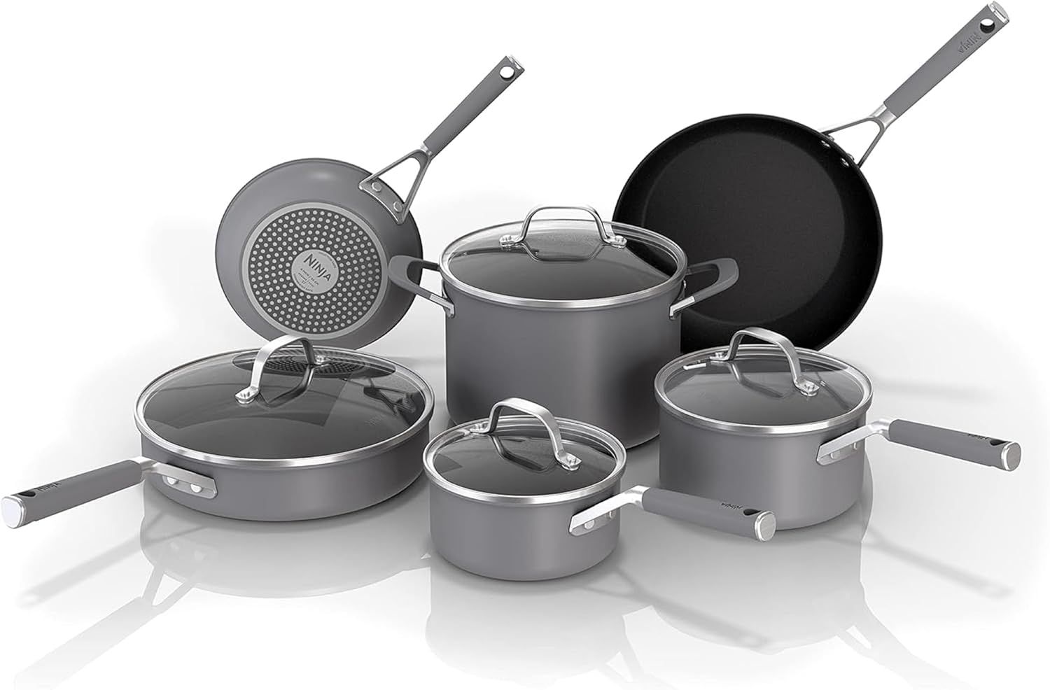 NINJA-PREMIUM 10 PIECE COOKWARE SET, C39500, |$5,200 + 7,800 VXPS|