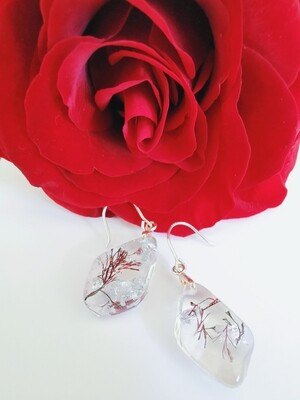 Seaweed and Silverleaf Earrings