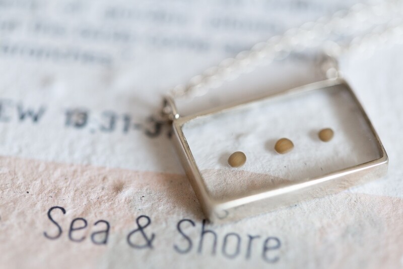 Faith Necklace (large) - Mustard Seed