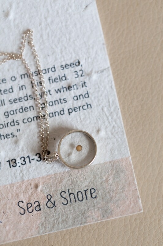 Faith Necklace (small) - Mustard Seed
