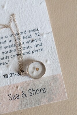 Faith Necklace (small) - Mustard Seed Faith Necklace (small) - Mustard Seed