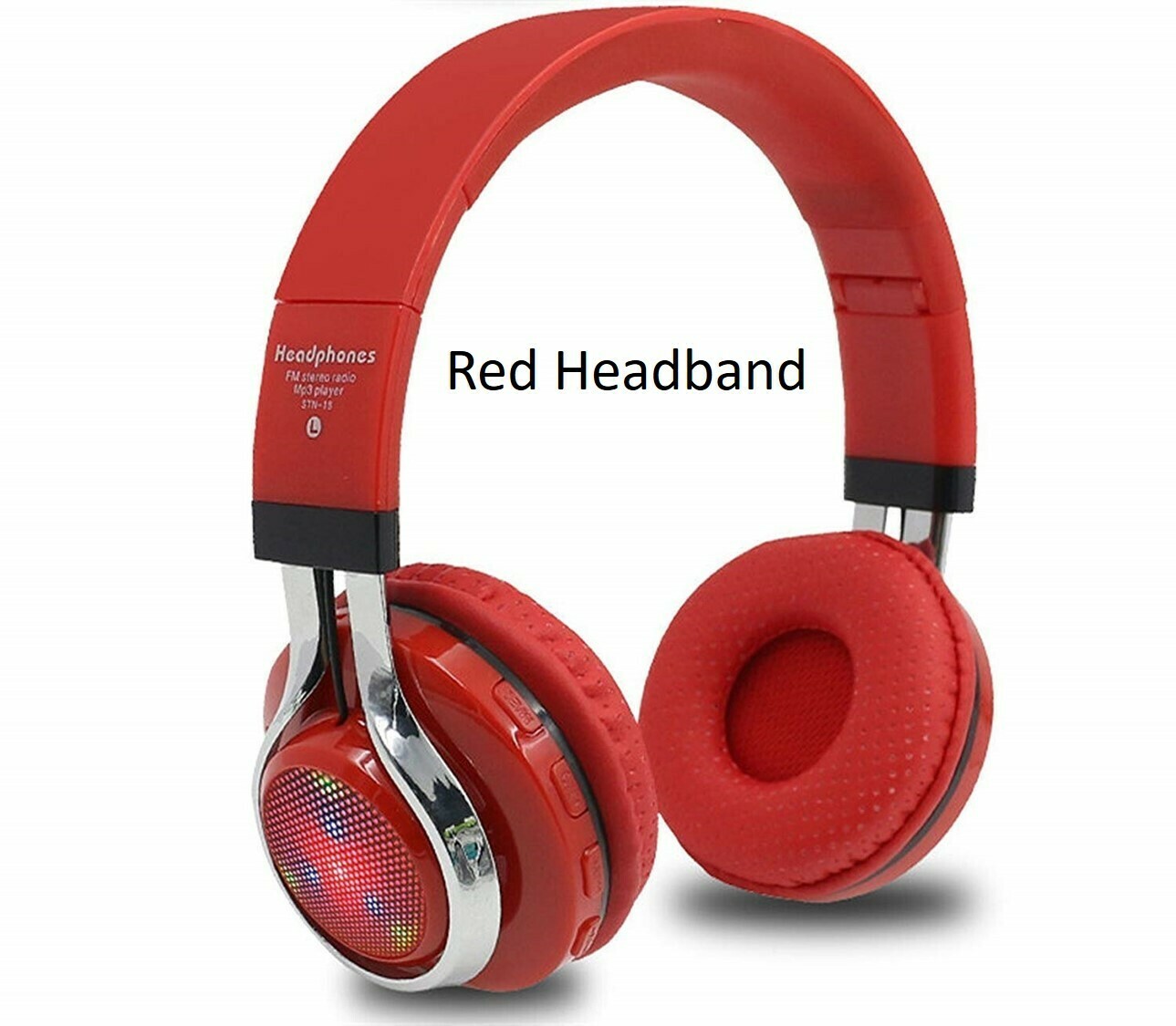 bluetooth headset red