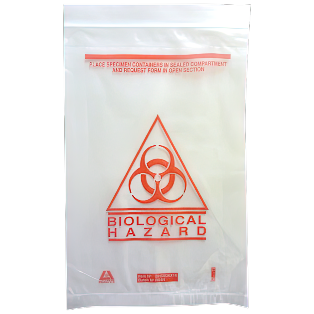 Biohazard Clinical Waste Bag 255 x 160mm x 50 (Minimum Order)