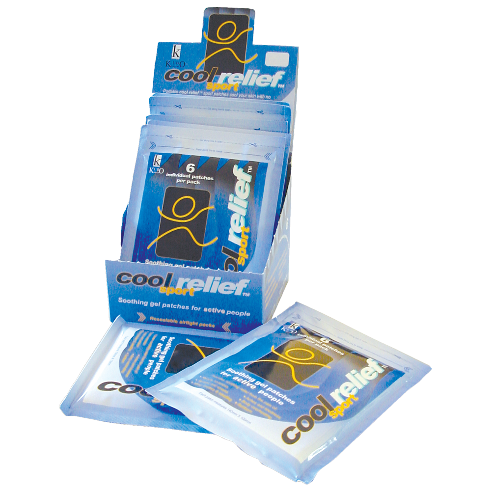 COOL RELIEF Cold Gel Patches Pouch/6 x 10 (Minimum Order)