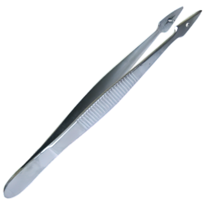 AEROINSTRUMENTS Stainless Steel Fine Forceps with Pin 13cm x 50 (Minimum Order)