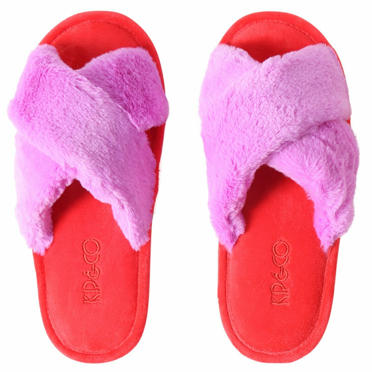 Adult Slippers - Raspberry Bubble - Size 35/36