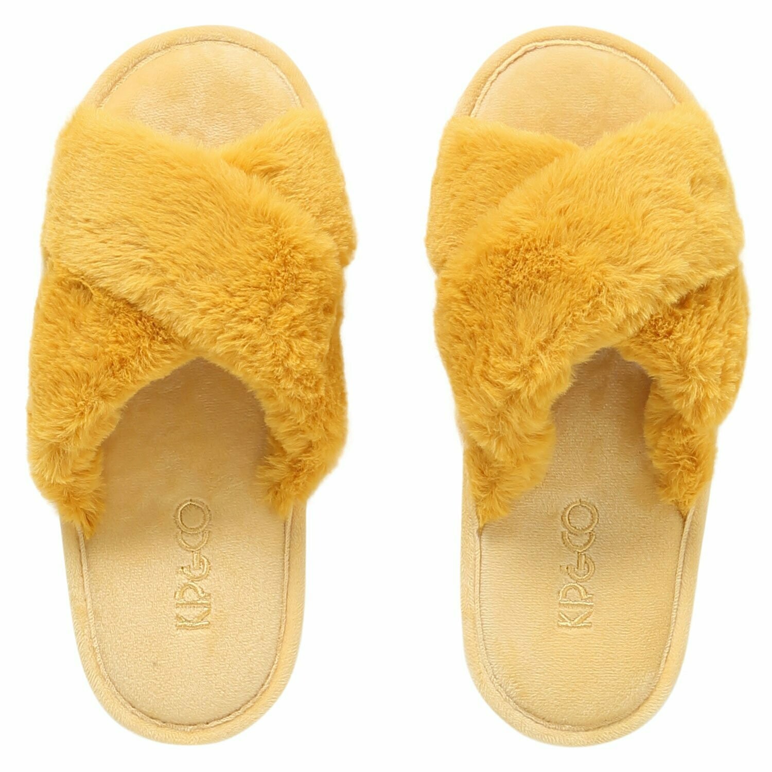 Adult Slippers - Sunshine Yellow - Size 35/36