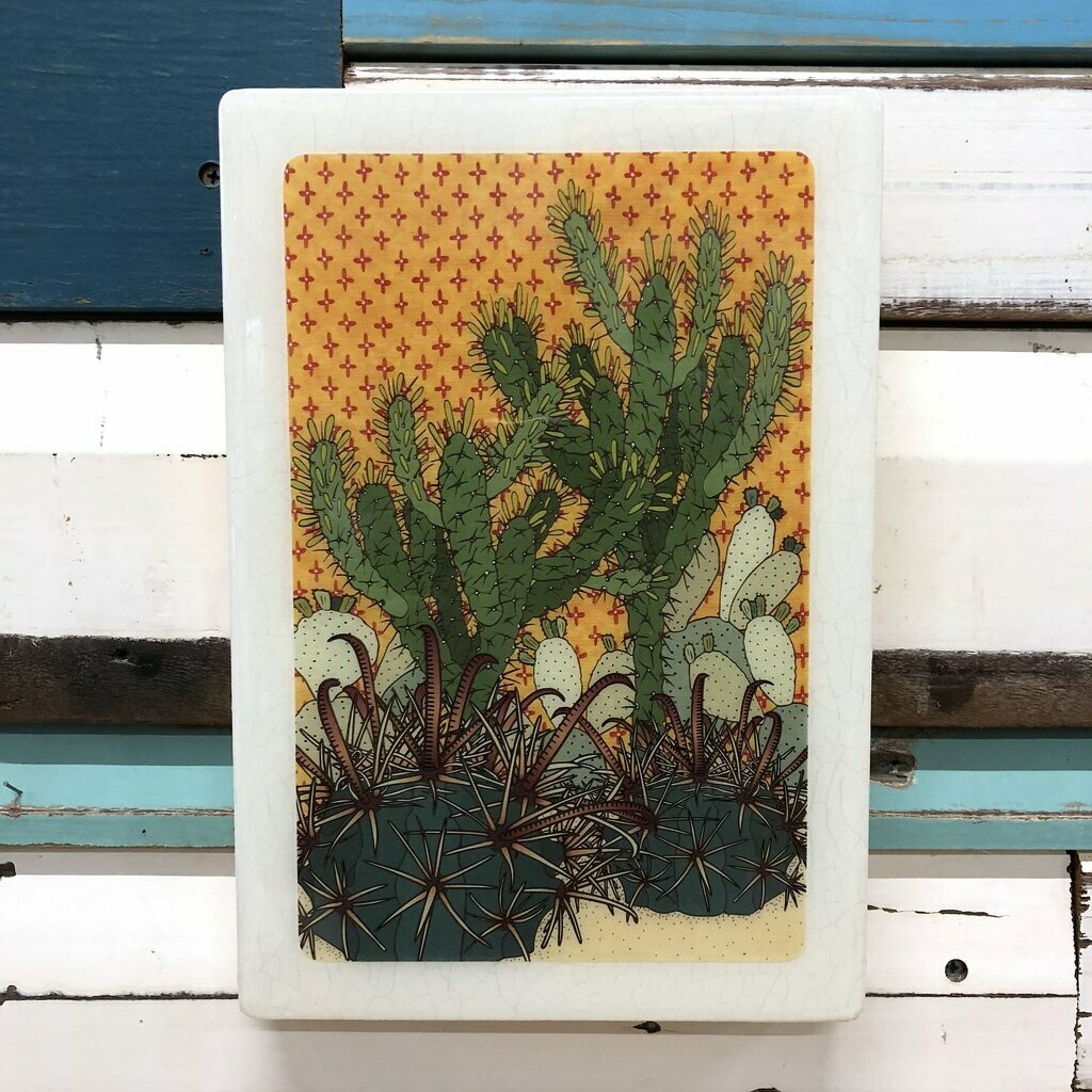 Maxi Woodblock - Prickle Patch