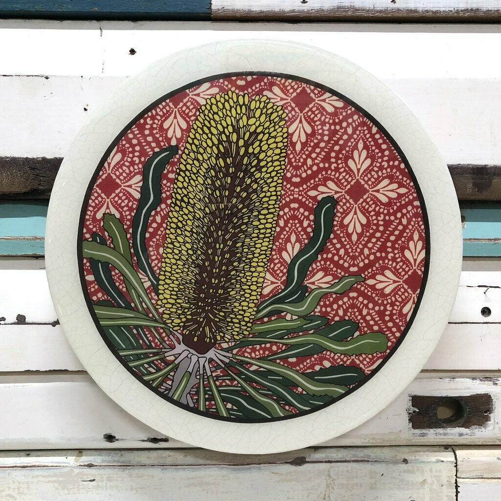 Roundy Woodblock - Candlestick Banksia