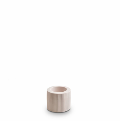 Infinity Ceramic Small Tealight - Nude