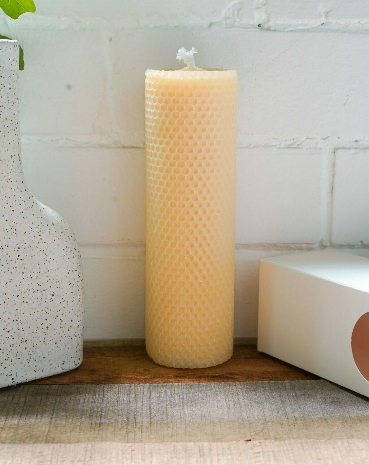 Beeswax Pillar Candle - Large
