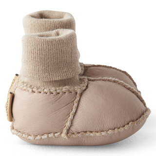 Baby Booties - Natural Almond