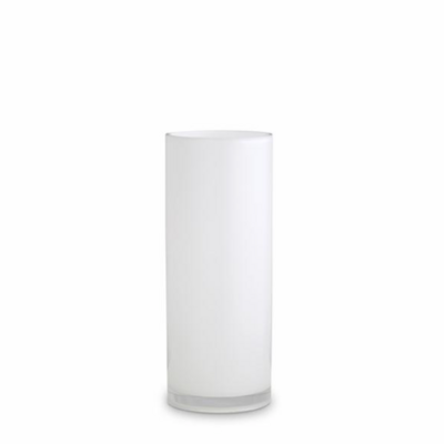 Opal Pillar Vase - White - Medium