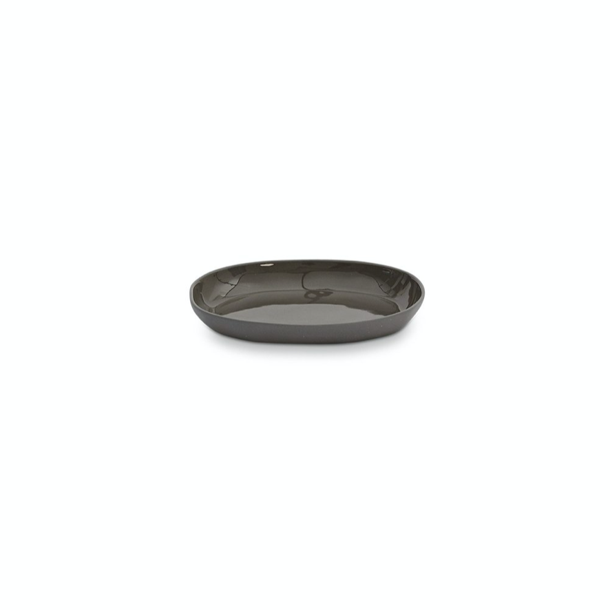 Oval Cloud Plate - Small - Charcoal