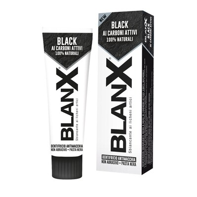 Blanx Black Activated Charcoal Οδοντόκρεμα Λεύκανσης με Ενεργό Άνθρακα 75ml
