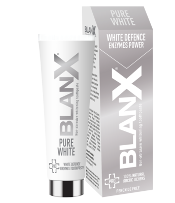 Blanx Pro Pure White Defence Enzymes Οδοντόκρεμα Λεύκανσης, 25ml
