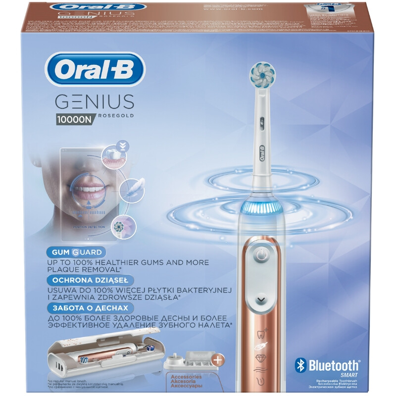 Oral-B Genius 10000N Rose Gold Ηλεκτρική Οδοντόβουρτσα