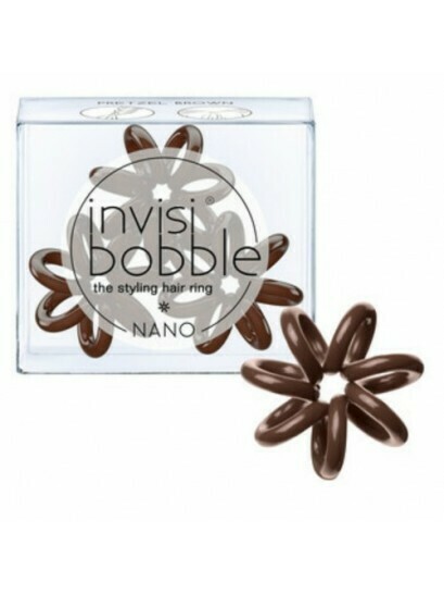 Invisibobble Λαστιχάκι Μαλλιών Nano Pretzel Brown 3pcs