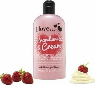I Love Bubble Bath Αφρόλουτρο Strawberries & Cream 500ML
