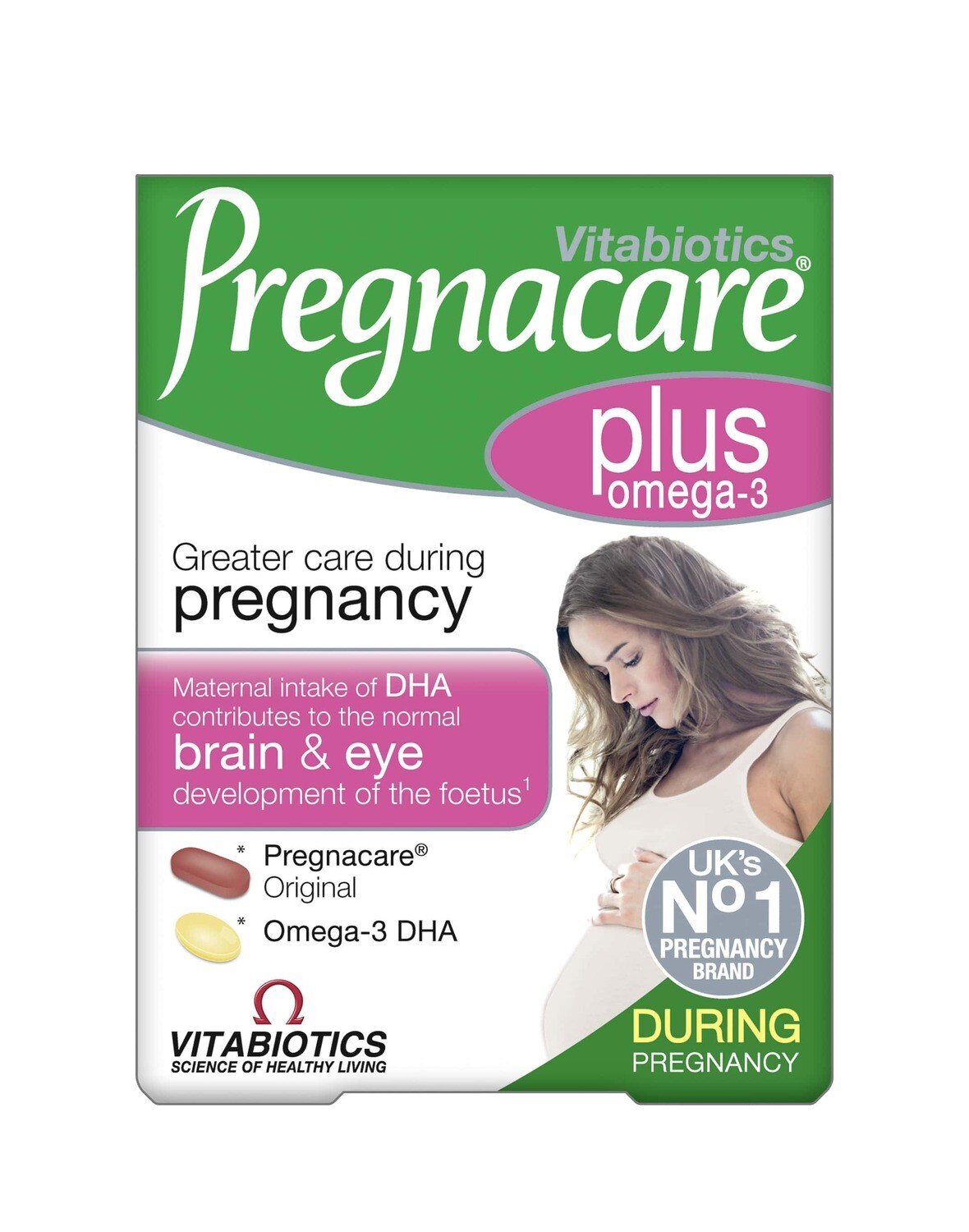 Vitabiotics Pregnacare Plus, 28caps + 28 caps
με ωμέγα-3