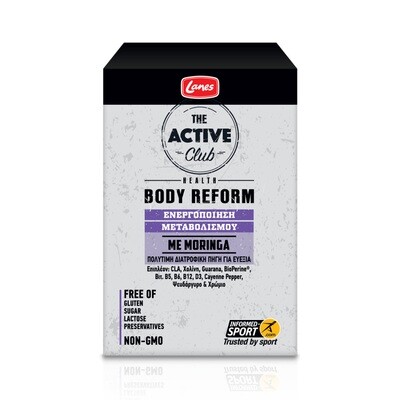 LANES Τhe Active Club Body Reform with Moringa 60Caps LANES Τhe Active Club Body Reform with Moringa 60Caps