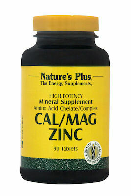 Natures Plus Cal-Mag-Zinc 1000/500/75mg 90tabs
