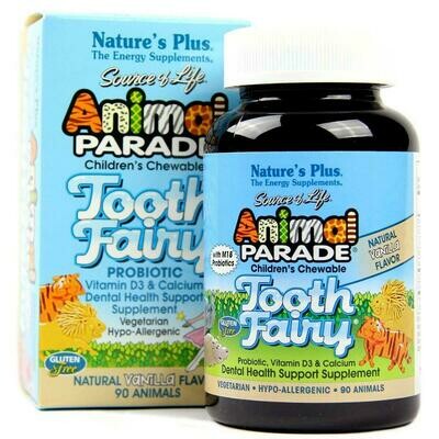 Natures Plus Animal Parade Tooth Fairy Chew. 90tabs