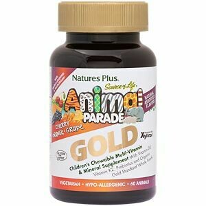 Natures Plus Animal Parade Gold Assorted Chew. 60tabs