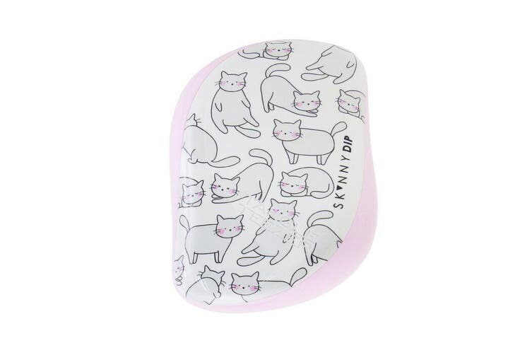 Tangle Teezer Compact Styler SkinnyDip Pink Relaxed Cats Tangle Teezer Compact Styler SkinnyDip Pink Relaxed Cats