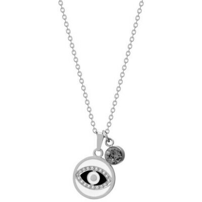 Natalie Gersa Steel Necklace Eye Silver