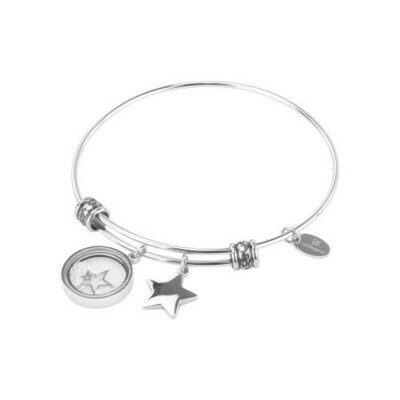 Natalie Gersa Steel Bracelet Pendants Stars