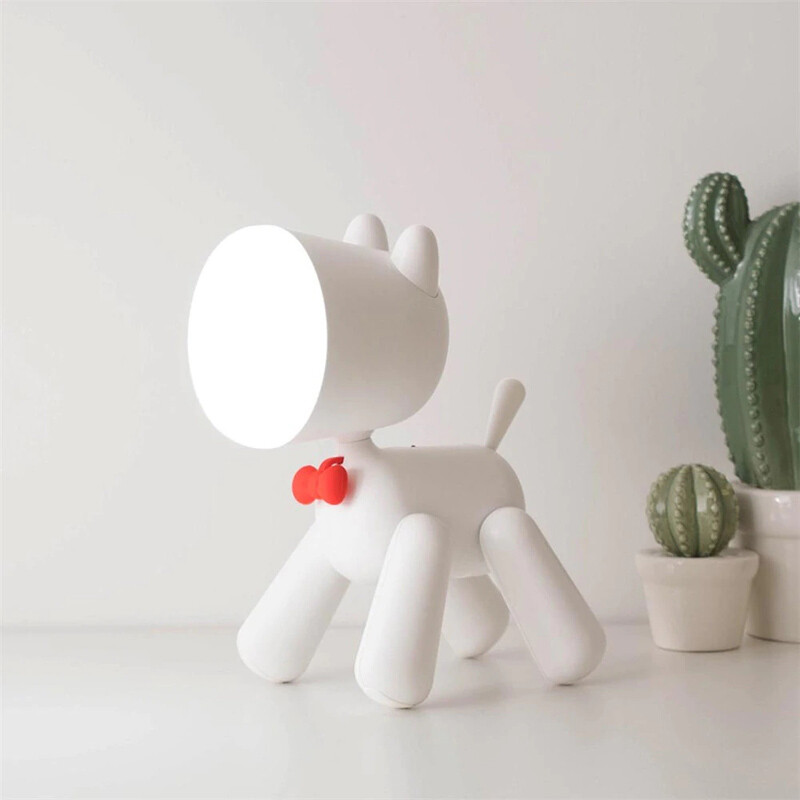 Allocacoc Waggy Puppy Lamp White