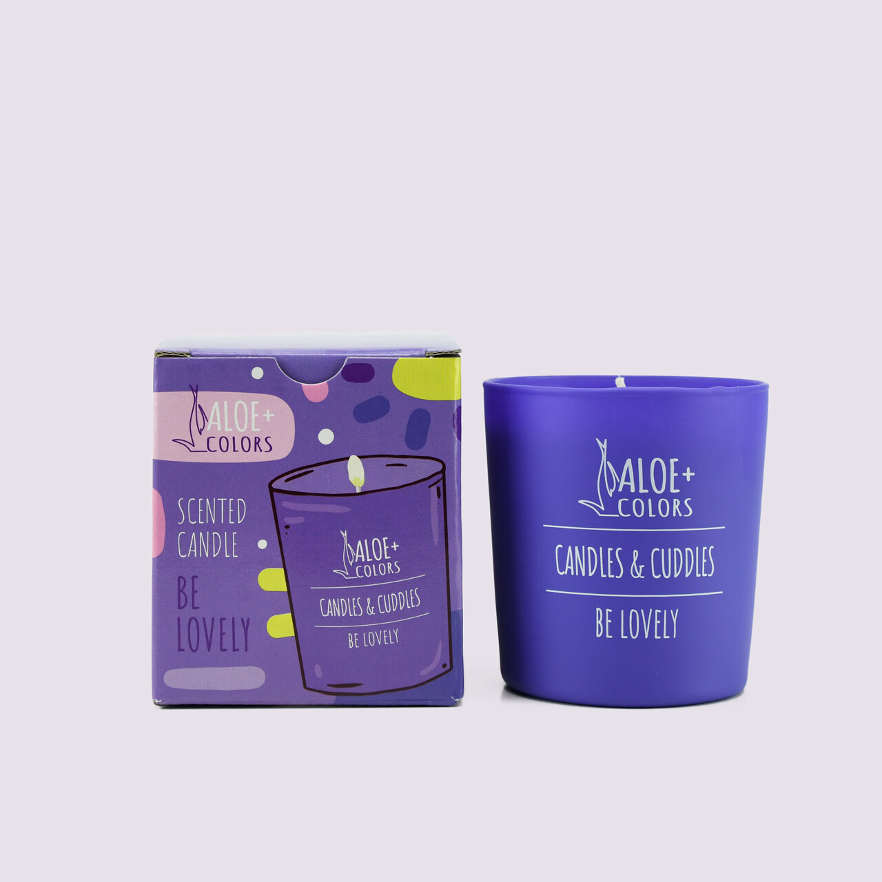 Aloe+Colors Scented Soy Candle Be Lovely