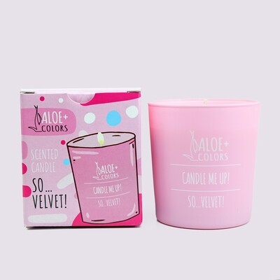 Aloe+Colors Scented Soy Candle So Velvet