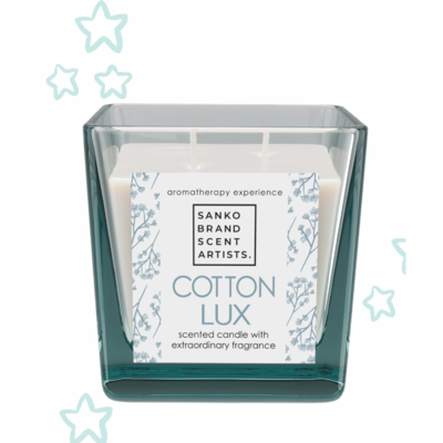 Sanko Αρωματικό Κερί Cotton Lux 200gr