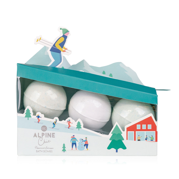 Accentra Bath fizzer ALPINE CHIC in paper gift box