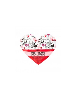 Minnie Mickey Totally Devoted Tear & Share Face Masks