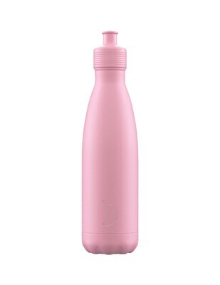 Chilly's Ανοξείδωτο Θερμός Sports Bottle Pastel Pink 500ml